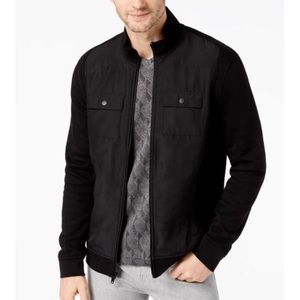 Alfani Men's Reyes Mixed Media Jacket